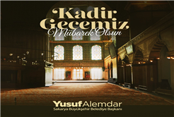 Başkan Yusuf Alemdar’dan Kadir Gecesi mesajı