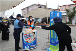 Hendek ve Ferizli ilçelerinde maske dağıtımı sürüyor	