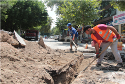 Karaağaç Bulvarı’nda Çalışmalar Başladı