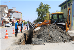 Arifiye Atatürk Caddesi’nin içmesuyu hattı Büyükşehir ile yenileniyor
