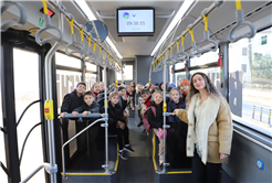 Çocuklardan yerinde toplu taşıma ve ulaşım incelemesi