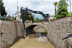Hendek Kazımiye Mahallesi’nde dere ıslah çalışmaları tamamlandı