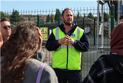 Geleceğin enerji uzmanları SASKİ’nin elektrik üretim tesislerini inceledi