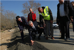 Pamukova Karapınar’da beton yol çalışmaları başladı