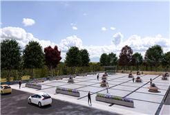 Yaşayan meydan, yeraltı otoparkı ve 3 katlı kapalı spor salonu…