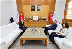 Yusuf Alemdar Irak Başkonsolosu Hamed’i ağırladı: “Bu coğrafyada geleceğe kardeşlik duygusuyla bakarak hareket ediyoruz”