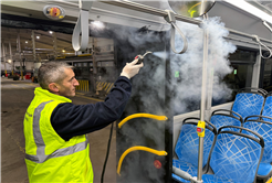 Büyükşehir’in toplu taşıma araçlarında hijyen önceliği en üst seviyede