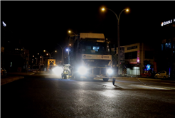  Büyükşehir’den Bosna Caddesi’ne estetik katan gece mesaisi