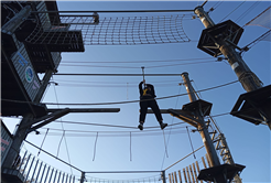 Macera Parkı’nda adrenalini ve eğlenceyi bir arada yaşadılar