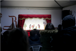 Ramazan Sokağı’na neşe katan gölge oyunu