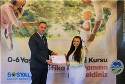 Çocuk Gelişimi Kurslarında sertifika heyecanı