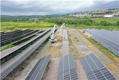 Şehrin yeni enerji kaynağı Karaman GES için son paneller kuruluyor