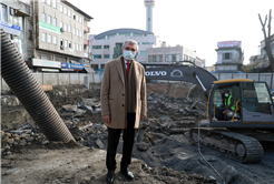 Unkapanı Meydanı’nın temeli atılıyor