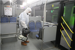 Belediye otobüslerine koronavirüs önlemi