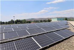 Terminal GES hizmet binalarına elektrik üretiyor