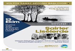 Şiir dinletileri ve konser bir arada