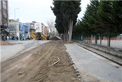 Çark Caddesi’nde dönüşüm altyapıyla başladı