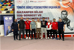 Büyükşehir güreşçileri Türkiye Şampiyonası’na damga vurdu