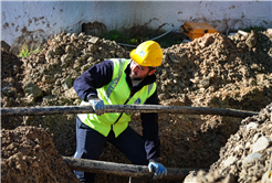 Merkeze 85 kilometre uzaklıktaki Taraklı Alballar’da altyapı dönüşümü başladı