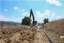 Hark Mahallesi’nin 2 bin metrelik yeni içme suyu hattında sona gelindi