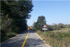 Hendek’te yol çizgi çalışması ile yollar daha güvenli