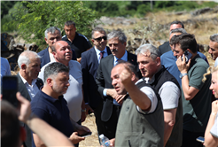 Büyükşehir’den Söğütlü’de çıkan yangınla ilgili açıklama: Yusuf Alemdar ihbardan hemen sonra bölgeye hareket etti