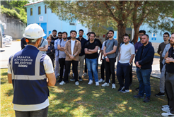 Mühendis adayları enerji üreten sistemleri SASKİ tesislerinde inceledi