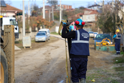 Bakırlı Mahallesi’nin 2 bin 500 metrelik içme suyu hattı yenileniyor