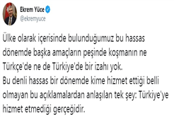 “Allah bize bu insan artıklarıyla mücadele imkanı verdi”