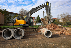 Alparslan Türkeş Caddesi’nde duble yol öncesi altyapı güçlendiriliyor
