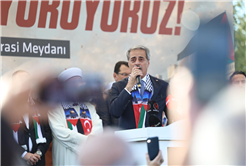 Başkan Alemdar: “Sakarya mazlumun yanında olduğunu bir kez daha gösterdi”