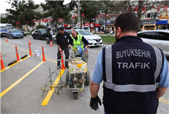 Büyükşehir’den şehir merkezinde motosikletler için düzenli park alanları