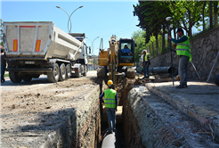 Orhangazi Caddesi’nde çalışmalar tamamlandı
