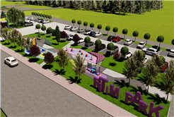 Söğütlü’nün yeni sosyal alanı Ritim Park’ta çalışmalar devam ediyor
