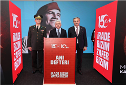 “Milletimiz uğruna can verilen vatanı darbecilere teslim etmedi, hiçbir zaman etmeyecek”