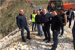 Barajın gövdesi 30 metreye yükseldi