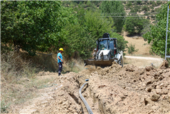 Hark Mahallesi’nin 2 bin metrelik yeni içme suyu hattında sona gelindi