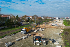Alparslan Türkeş Caddesi’nde duble yol öncesi altyapı güçlendiriliyor