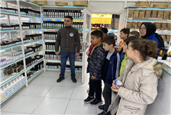 SGM öğrencileri yerli üretim satış merkezlerine hayran kaldı