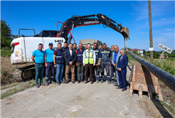 İki ilçenin 9 mahallesini kesintisiz içme suyuyla buluşturacak projede son adım