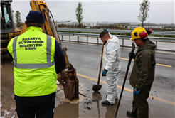 SASKİ’den yoğun yağışa hızlı müdahale