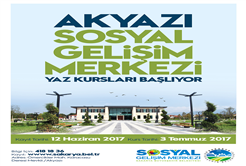 Akyazı SGM’de yaz kursu heyecanı