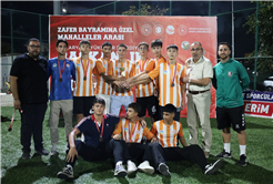 Başkanlık Futbol Kupası’nda şampiyon Göktepe Mahallesi oldu
