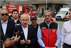 Yusuf Alemdar'dan fabrikadaki yangınla ilgili açıklama: “Kontrol altına aldık”