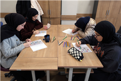 SAMEK atölyelerinde minikler seramikle, gençler tezhiple tanıştı