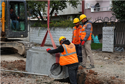 Güllük Mahallesi’nin altyapısı yoğun yağışlara karşı güvenli hale geliyor