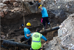 Yazlık’ın trafik yükünü azaltacak yola SASKİ’den güçlü altyapı desteği