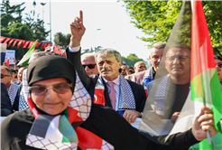 Yusuf Alemdar Filistin için sokağa dökülen binlerce Sakaryalıyla: "Filistin hepimizin davasıdır"