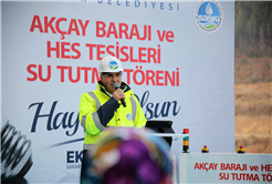 Akçay’da kapaklar kapandı su tutulmaya başlandı