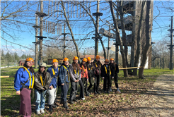 SAÜ’lü gençler Macera Park’ta kamp deneyimi yaşadı